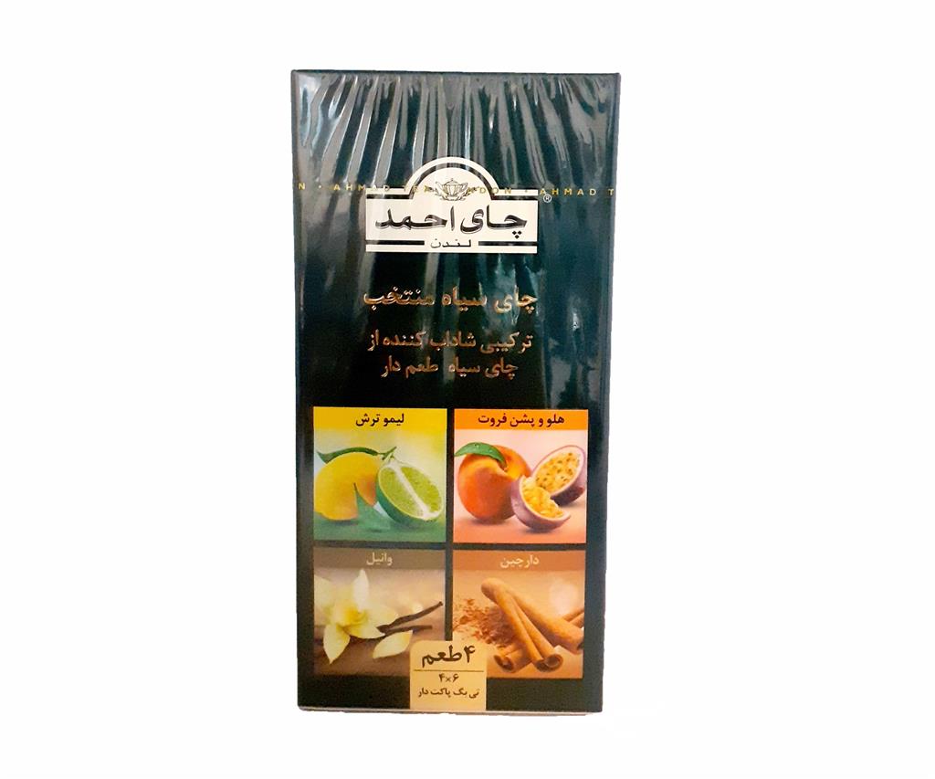 چای سیاه منتخب احمد 4 طعم تی بگ 24 عددی